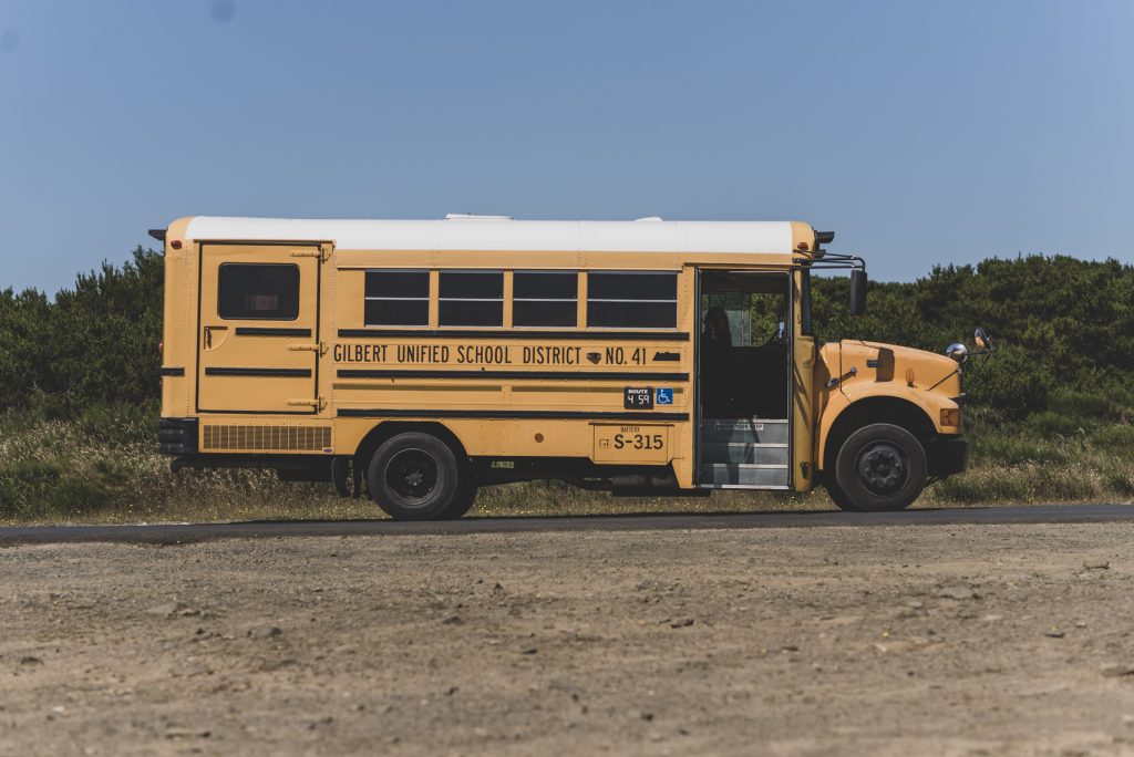 school bus from side